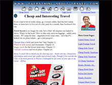 Tablet Screenshot of everythingabouttravel.com